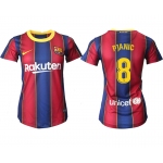 Women 2020-2021 Barcelona home aaa version 8 red Soccer Jerseys