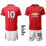 2019-20 Manchester United 10 RASHFORD Youth Home Soccer Jersey