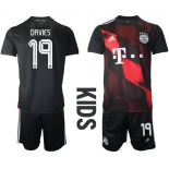 2021 Bayern Munich away youth 19 soccer jerseys