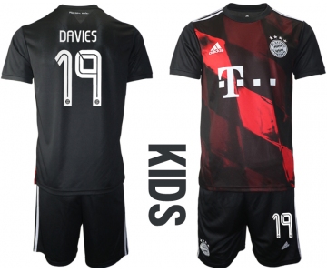 2021 Bayern Munich away youth 19 soccer jerseys