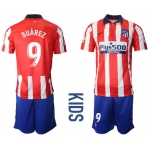 Youth 2020-2021 club Atletico Madrid home 9 red Soccer Jerseys1