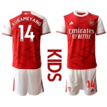Youth 2020-2021 club Arsenal home 14 red Soccer Jerseys