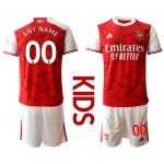 Youth 2020-2021 club Arsenal home customized red Soccer Jerseys