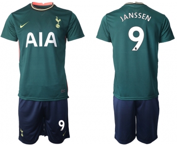 Men 2020-2021 club Tottenham away 9 green Soccer Jerseys1