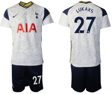 Men 2020-2021 club Tottenham home 27 white Soccer Jerseys