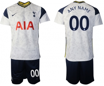 Men 2020-2021 club Tottenham home customized white Soccer Jerseys
