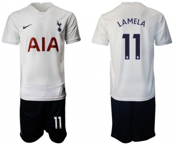 Men 2021-2022 Club Tottenham home white 11 Nike Soccer Jersey