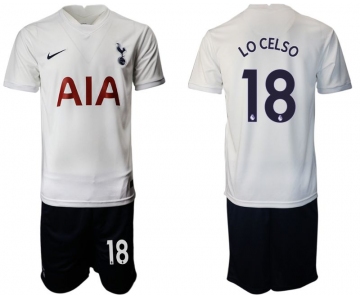 Men 2021-2022 Club Tottenham home white 18 Nike Soccer Jersey