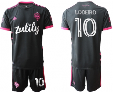 Men 2020-2021 club Seattle Sounders away 10 black Soccer Jerseys