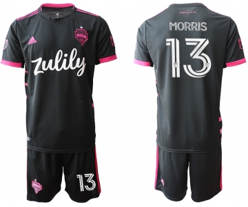 Men 2020-2021 club Seattle Sounders away 13 black Soccer Jerseys