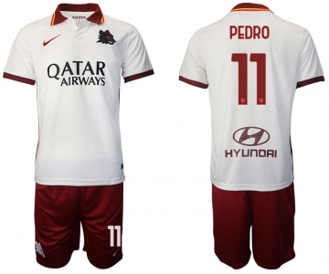 Men 2020-2021 Club Rome away white 11 Nike Soccer Jersey