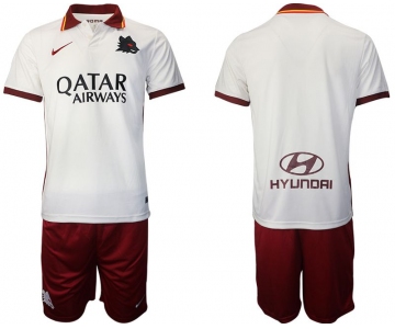Men 2020-2021 Club Rome away white blank Nike Soccer Jersey