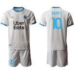 Men 2020-2021 club Marseille home grey 10 Soccer Jerseys