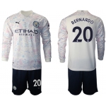 2021 Men Manchester city away long sleeve 20 soccer jerseys