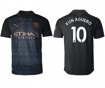 Men 2020-2021 club Manchester City away aaa version 10 black Soccer Jerseys