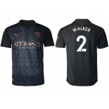 Men 2020-2021 club Manchester City away aaa version 2 black Soccer Jerseys