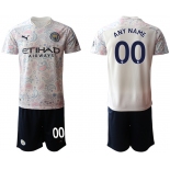 Men 2020-2021 club Manchester City away customized white Soccer Jerseys