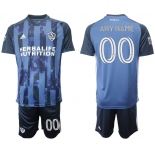 Men 2020-2021 club Los Angeles Galaxy away customized blue Soccer Jerseys