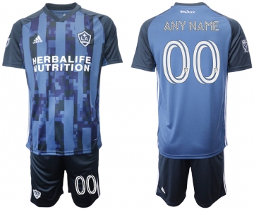 Men 2020-2021 club Los Angeles Galaxy away customized blue Soccer Jerseys