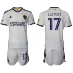 Men 2022-2023 Club Los Angeles Galaxy home white 17 Adidas Soccer Jersey