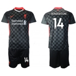 Men 2020-2021 club Liverpool Second away 14 black Soccer Jerseys