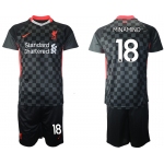 Men 2020-2021 club Liverpool Second away 18 black Soccer Jerseys