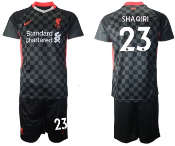 Men 2020-2021 club Liverpool Second away 23 black Soccer Jerseys