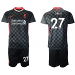 Men 2020-2021 club Liverpool Second away 27 black Soccer Jerseys