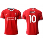 Men 2020-2021 club Liverpool home aaa version 10 red Soccer Jerseys
