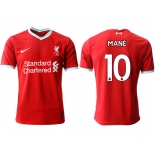 Men 2020-2021 club Liverpool home aaa version 10 red Soccer Jerseys