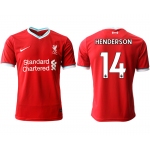 Men 2020-2021 club Liverpool home aaa version 14 red Soccer Jerseys