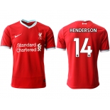 Men 2020-2021 club Liverpool home aaa version 14 red Soccer Jerseys