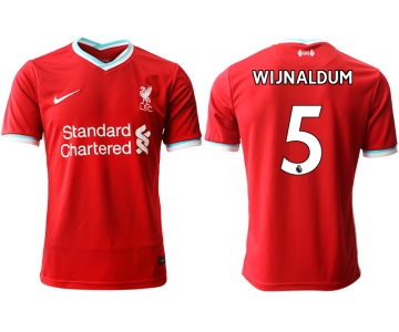Men 2020-2021 club Liverpool home aaa version 5 red Soccer Jerseys