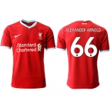 Men 2020-2021 club Liverpool home aaa version 66 red Soccer Jerseys