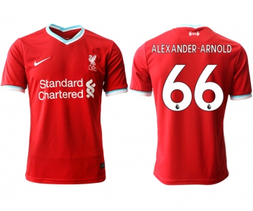 Men 2020-2021 club Liverpool home aaa version 66 red Soccer Jerseys