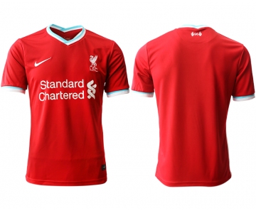 Men 2020-2021 club Liverpool home aaa version blank red Soccer Jerseys