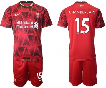 Men 2021-2022 Club Liverpool home red 15 Nike Soccer Jersey