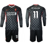 Men 2021 Liverpool away long sleeves 11 soccer jerseys