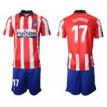 Men 2020-2021 club Atletico Madrid home 17 red Soccer Jerseys