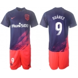 Men 2021-2022 Club Atletico Madrid away purple 9 Soccer Jerseys