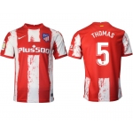 Men 2021-2022 Club Atletico Madrid home aaa version red 5 Nike Soccer Jersey
