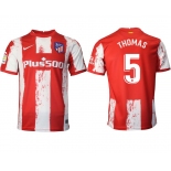 Men 2021-2022 Club Atletico Madrid home aaa version red 5 Nike Soccer Jersey