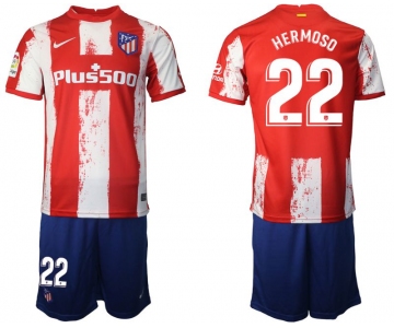 Men 2021-2022 Club Atletico Madrid home red 22 Nike Soccer Jersey