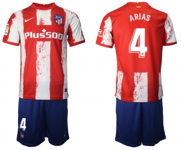 Men 2021-2022 Club Atletico Madrid home red 4 Nike Soccer Jersey
