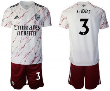 Men 2020-2021 club Arsenal away 3 white Soccer Jerseys