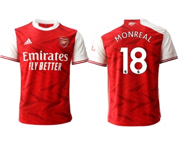 Men 2020-2021 club Arsenal home aaa version 18 red Soccer Jerseys