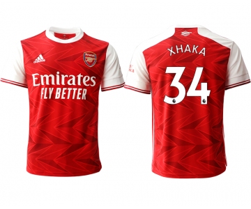 Men 2020-2021 club Arsenal home aaa version 34 red Soccer Jerseys