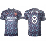 Men 2021-2022 Club Arsenal Second away aaa version blue 8 Soccer Jersey