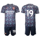 Men 2021-2022 Club Arsenal away blue 19 Soccer Jersey
