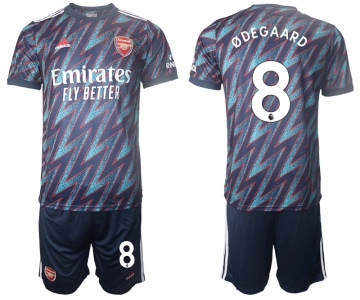 Men 2021-2022 Club Arsenal away blue 8 Soccer Jersey